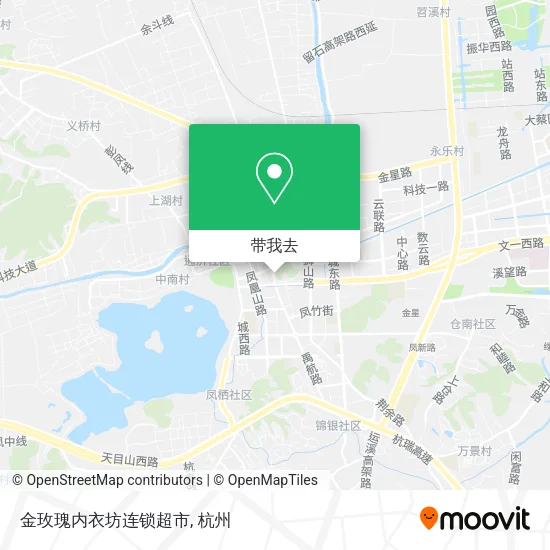 金玫瑰内衣坊连锁超市地图