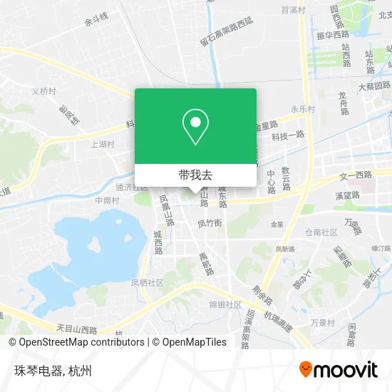 珠琴电器地图
