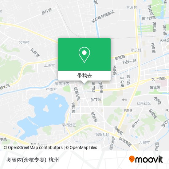 奥丽侬(余杭专卖)地图