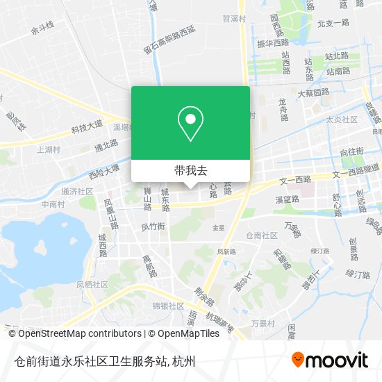 仓前街道永乐社区卫生服务站地图