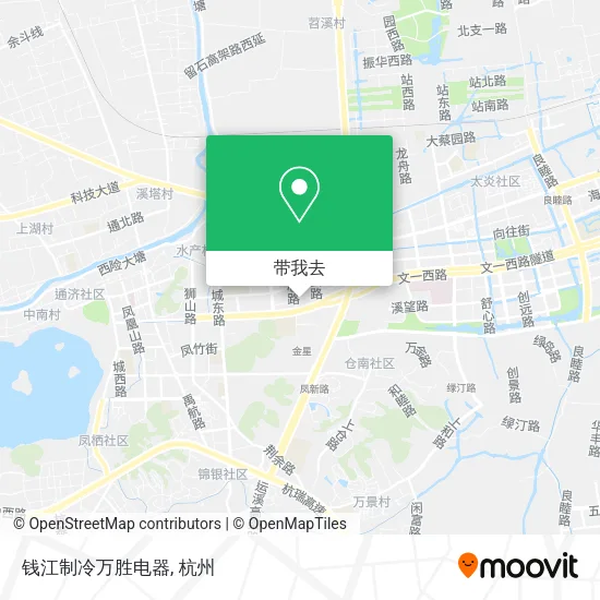 钱江制冷万胜电器地图