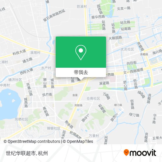 世纪华联超市地图
