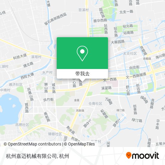 杭州嘉迈机械有限公司地图