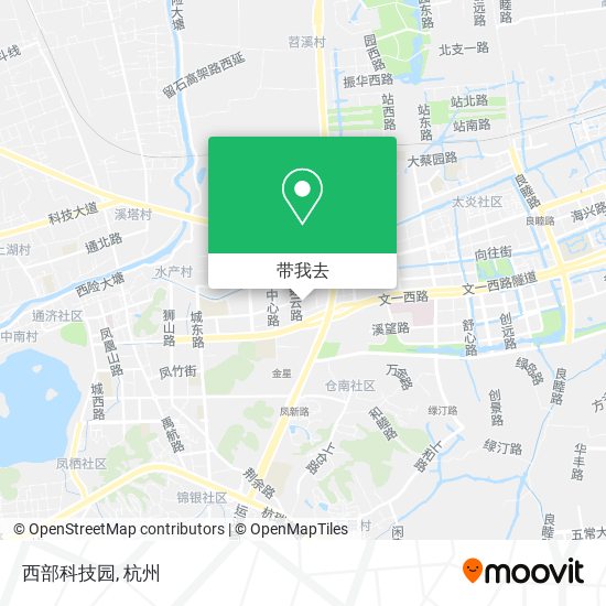 西部科技园地图