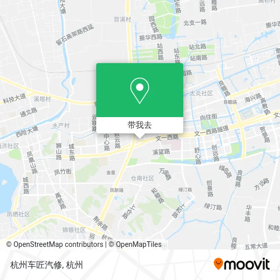 杭州车匠汽修地图