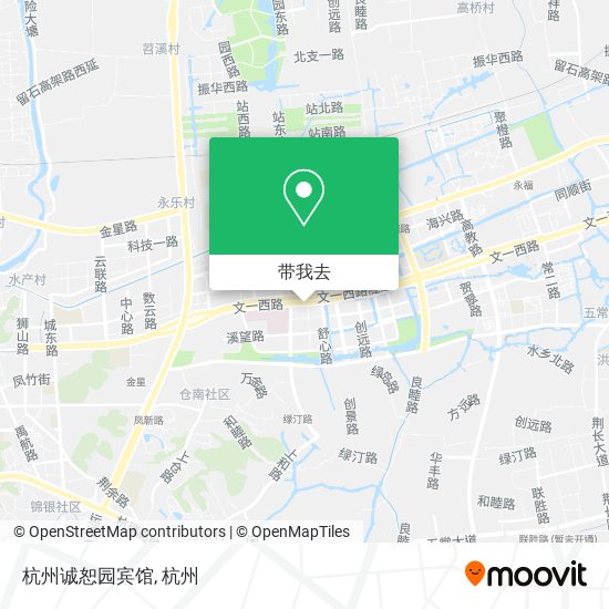 杭州诚恕园宾馆地图