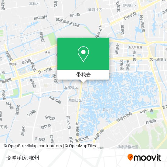 悦溪洋房地图