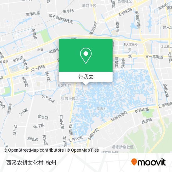 西溪农耕文化村地图