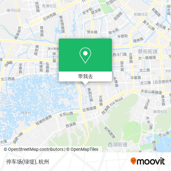 停车场(绿堤)地图
