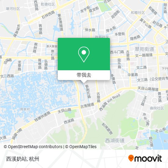 西溪奶站地图