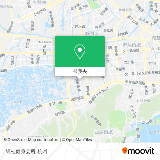 银桂健身会所地图