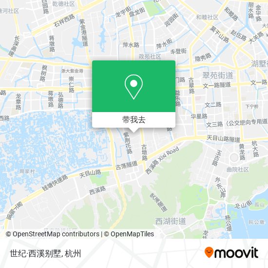 世纪·西溪别墅地图