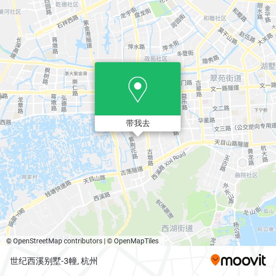 世纪西溪别墅-3幢地图
