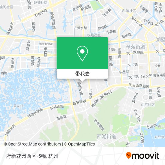 府新花园西区-5幢地图