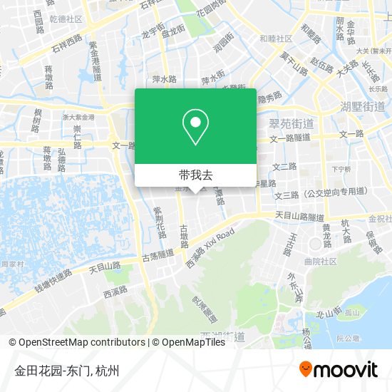 金田花园-东门地图