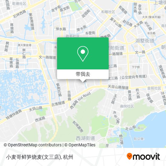 小麦哥鲜笋烧麦(文三店)地图