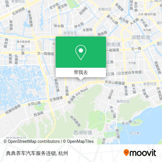 典典养车汽车服务连锁地图