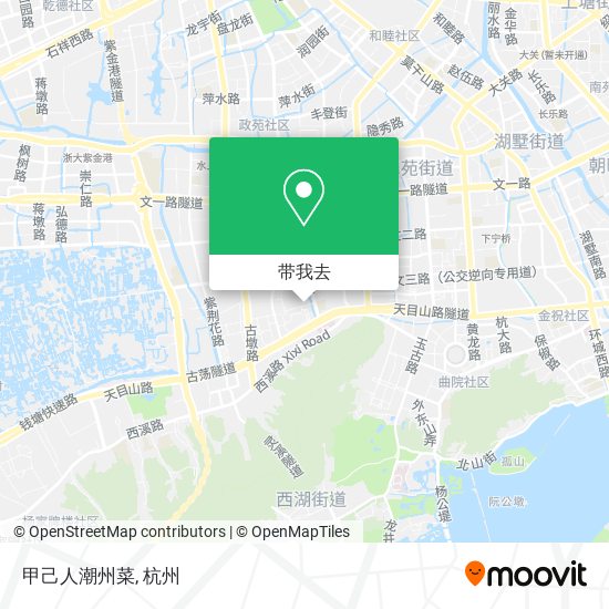 甲己人潮州菜地图