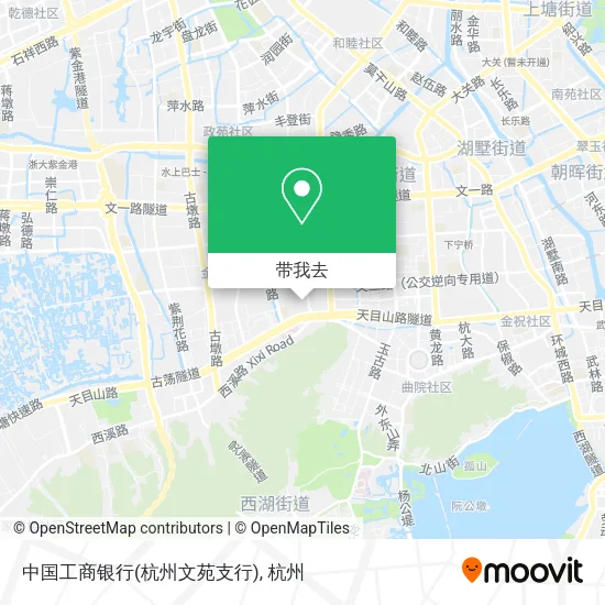 中国工商银行(杭州文苑支行)地图