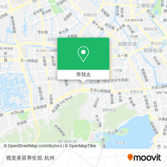 视觉美容养生馆地图