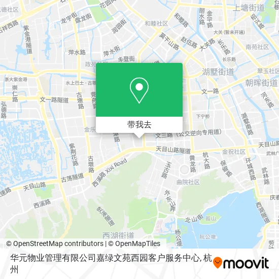 华元物业管理有限公司嘉绿文苑西园客户服务中心地图
