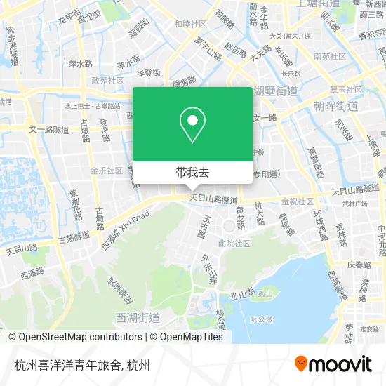 杭州喜洋洋青年旅舍地图