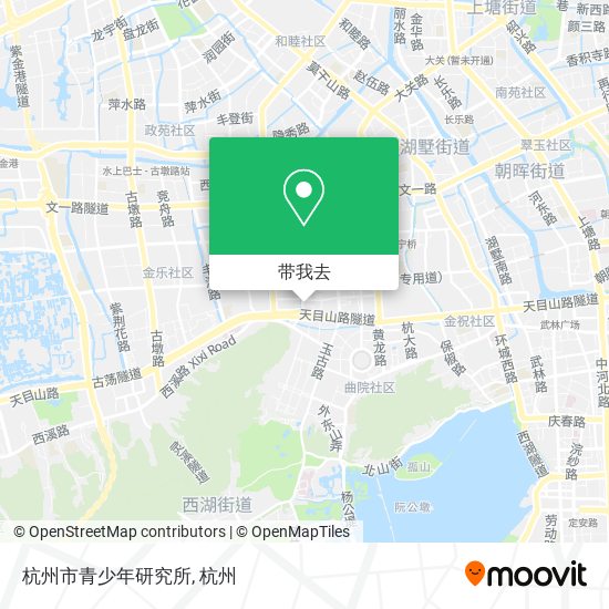 杭州市青少年研究所地图