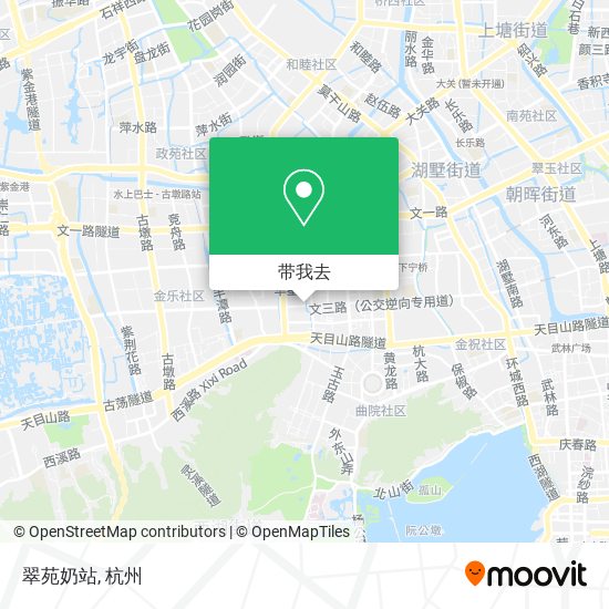 翠苑奶站地图