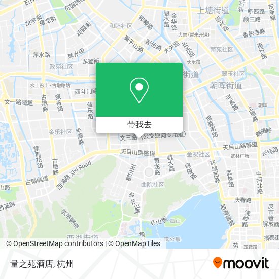 量之苑酒店地图