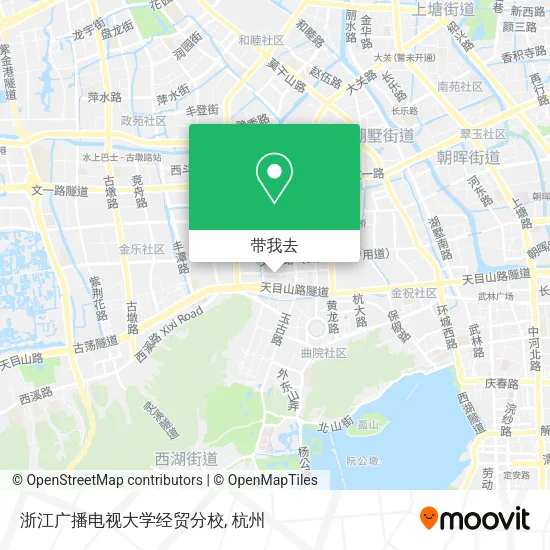浙江广播电视大学经贸分校地图