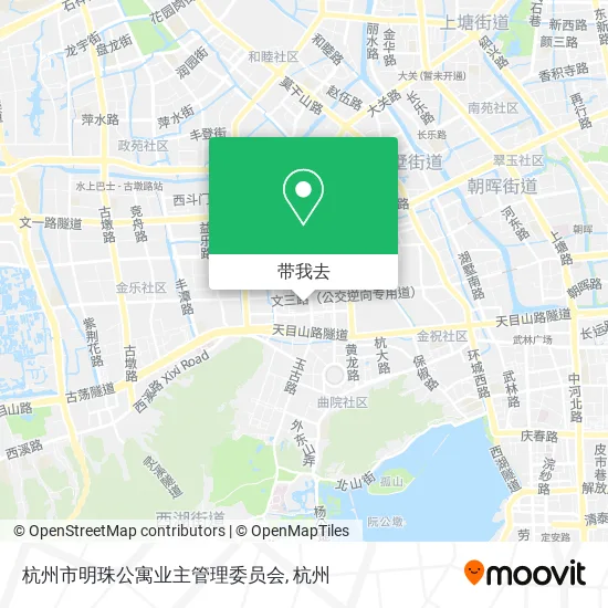 杭州市明珠公寓业主管理委员会地图