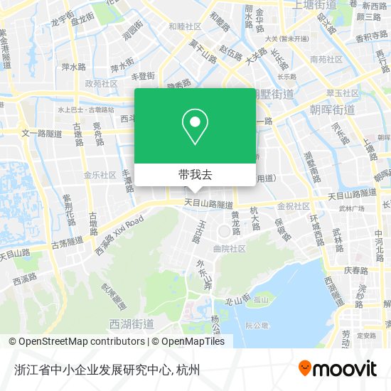 浙江省中小企业发展研究中心地图