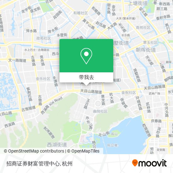 招商证券财富管理中心地图