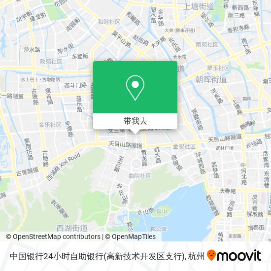 中国银行24小时自助银行(高新技术开发区支行)地图