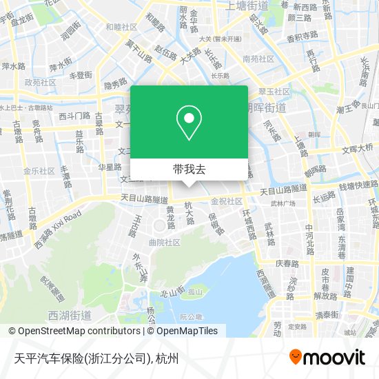 天平汽车保险(浙江分公司)地图