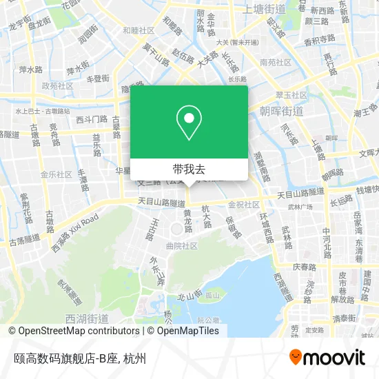 颐高数码旗舰店-B座地图