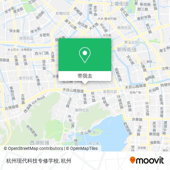 杭州现代科技专修学校地图
