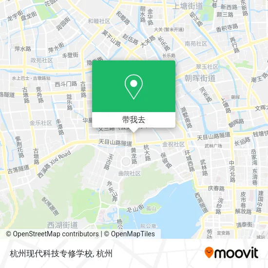 杭州现代科技专修学校地图