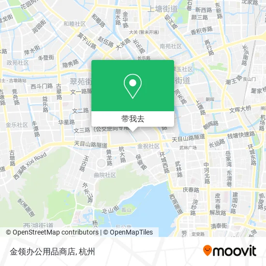 金领办公用品商店地图