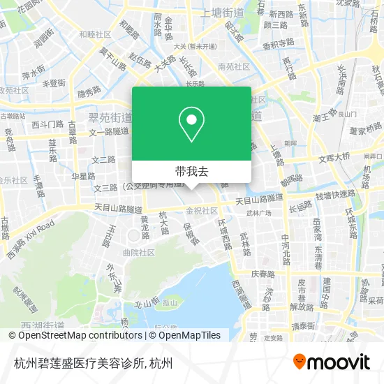 杭州碧莲盛医疗美容诊所地图