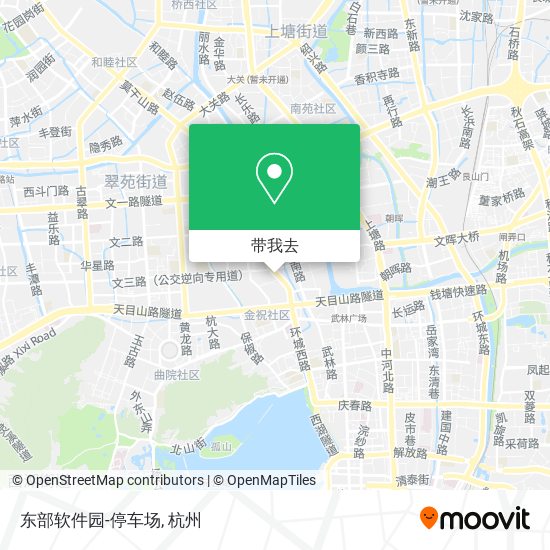 东部软件园-停车场地图