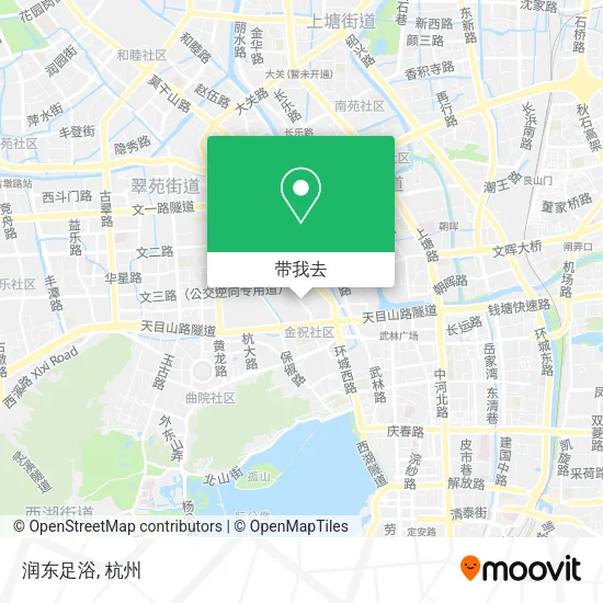 润东足浴地图