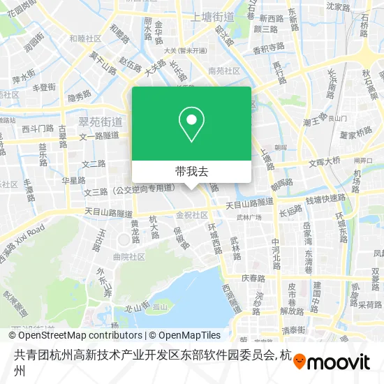 共青团杭州高新技术产业开发区东部软件园委员会地图