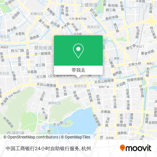 中国工商银行24小时自助银行服务地图