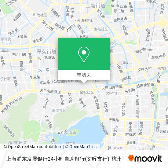 上海浦东发展银行24小时自助银行(文晖支行)地图