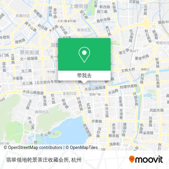 翡翠领地乾景茶庄收藏会所地图