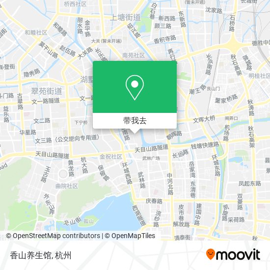 香山养生馆地图