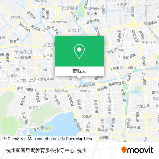 杭州家庭早期教育服务指导中心地图