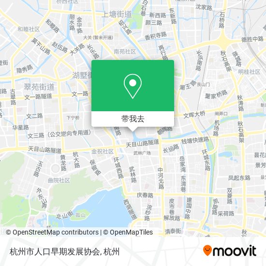 杭州市人口早期发展协会地图