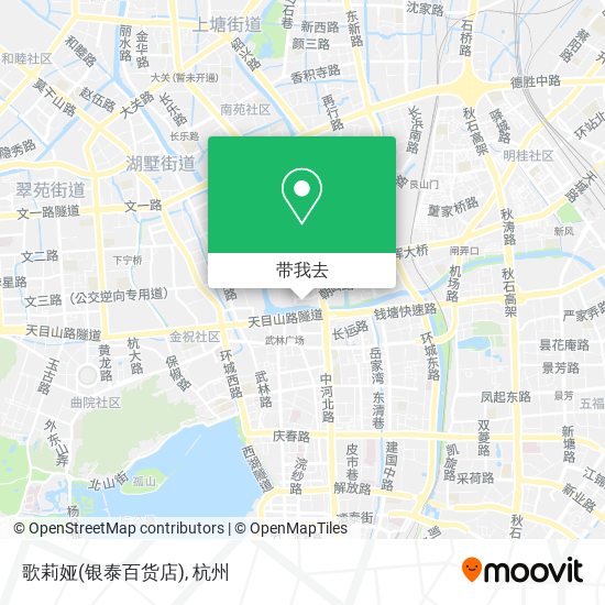 歌莉娅(银泰百货店)地图